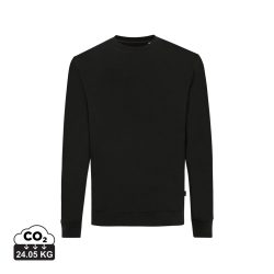 IQONIQ Zion recycled cotton crew neck, black