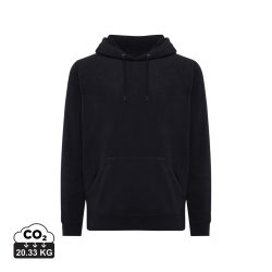 IQONIQ Trivor recycled polyester microfleece hoodie, black