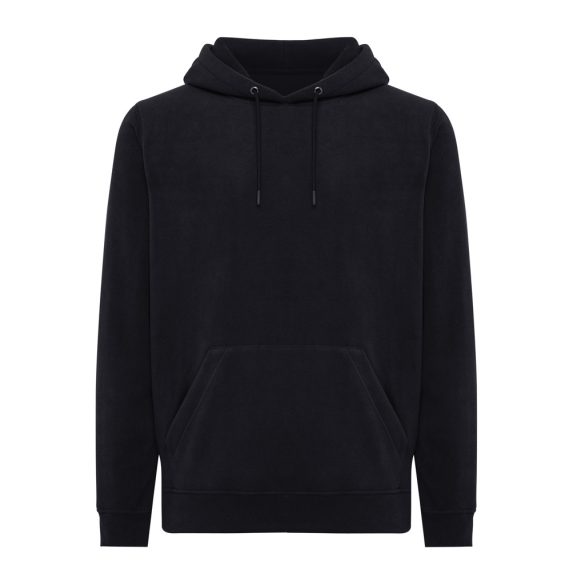 IQONIQ Trivor recycled polyester microfleece hoodie, black