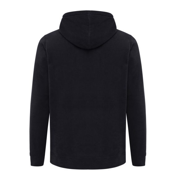 IQONIQ Trivor recycled polyester microfleece hoodie, black