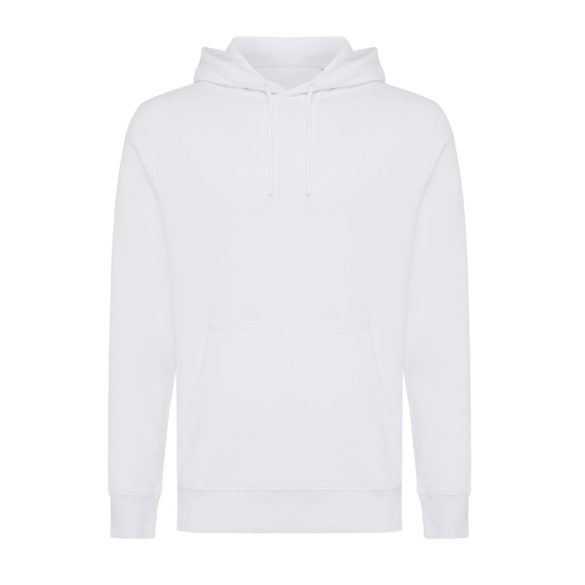Iqoniq Rila lightweight recycled cotton hoodie, white