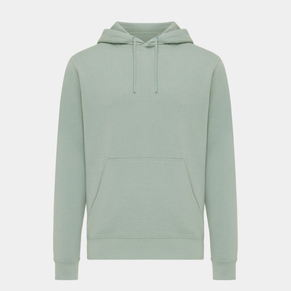 Iqoniq Rila lightweight recycled cotton hoodie, iceberg green