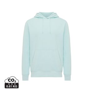 Iqoniq Rila lightweight recycled cotton hoodie, crushed mint