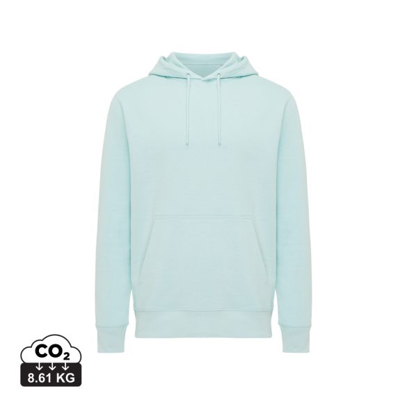 Iqoniq Rila lightweight recycled cotton hoodie, crushed mint