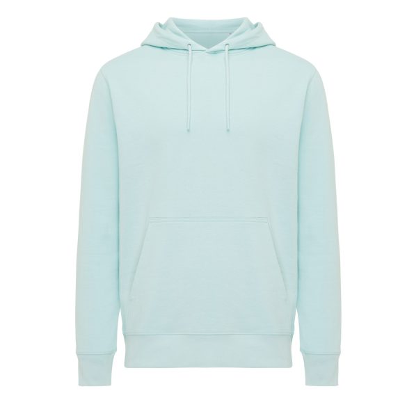 Iqoniq Rila lightweight recycled cotton hoodie, crushed mint