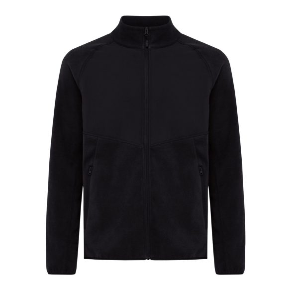 IQONIQ Talung recycled polyester microfleece zip through, black
