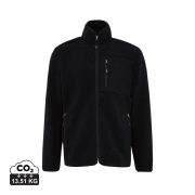 IQONIQ Diran recycled polyester pile fleece jacket, black