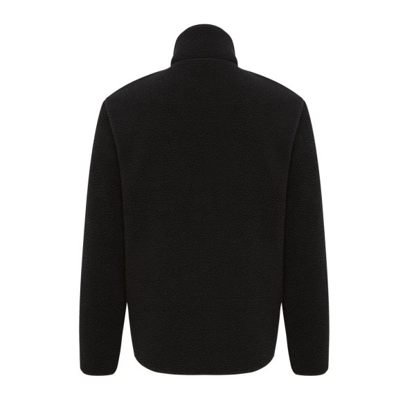 IQONIQ Diran recycled polyester pile fleece jacket, black