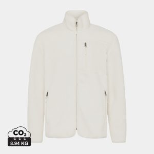 Iqoniq Diran recycled polyester pile fleece jacket, natural