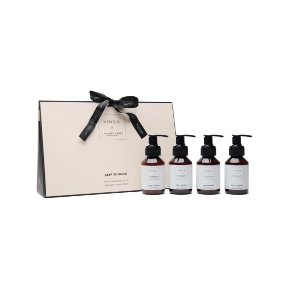 VINGA x TGL body and hand care gift set, white