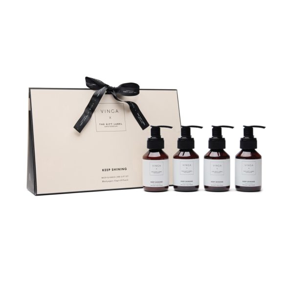 VINGA x TGL body and hand care gift set, white