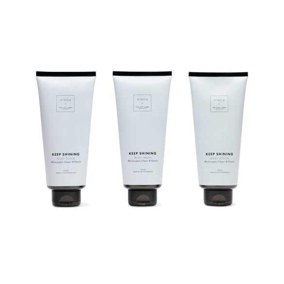 VINGA x TGL body care gift set, white
