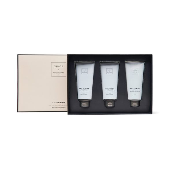VINGA x TGL body care gift set, white