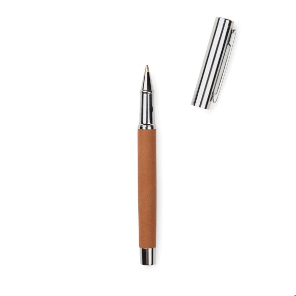 VINGA Bosler RCS recycled SS pen, brown