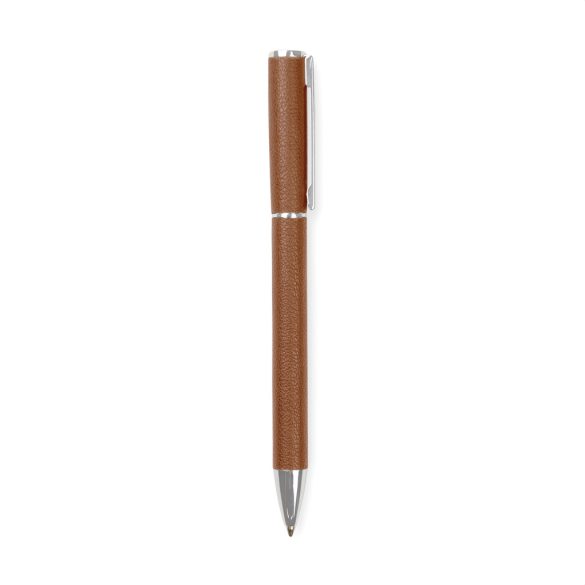 VINGA Timo RCS recycled aluminium pen, brown