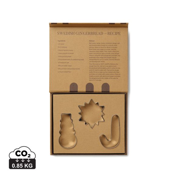 VINGA Classic cookie cutter 3-piece set, grey