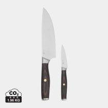 VINGA Tara RCS recycled steel chef's set, steel