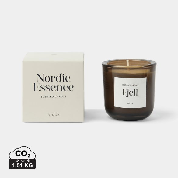 Nordic essence scented candle small, off white