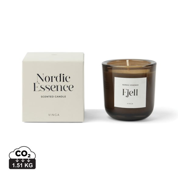 Nordic essence scented candle small, off white