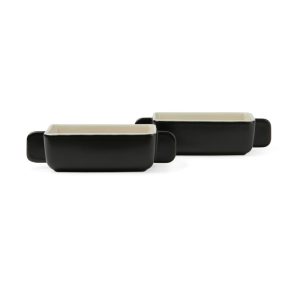 VINGA Monte neu mini dish 2 pcs, black