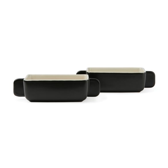 VINGA Monte neu mini dish 2 pcs, black