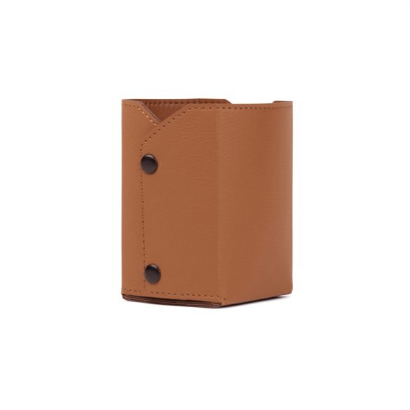 VINGA Timo PU RCS RPET pen holder, brown