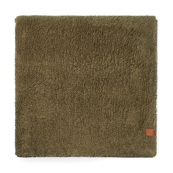 VINGA Maine GRS recycled double pile blanket, green