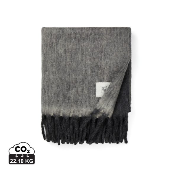 Vinga Saletto wool blend blanket, grey