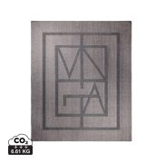 VINGA Monogram GRS blanket, grey