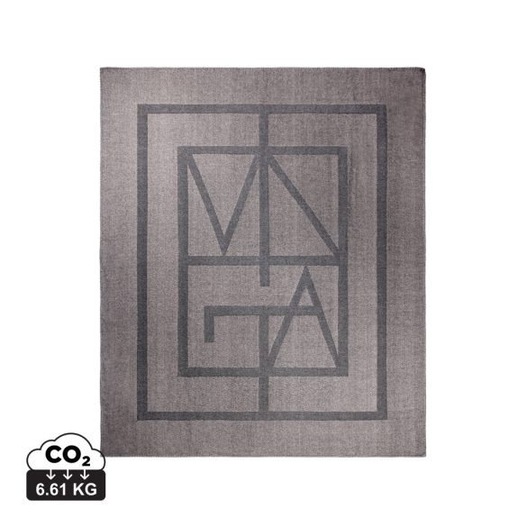 VINGA Monogram GRS blanket, grey