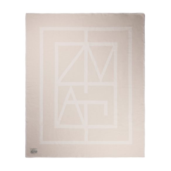 VINGA Monogram GRS blanket, off white