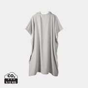 VINGA Tolo hammam terry beach poncho, grey