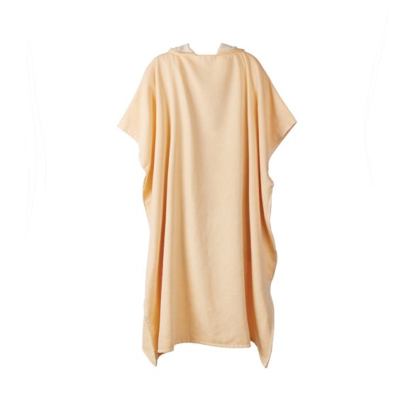 VINGA Tolo hammam terry beach poncho, yellow