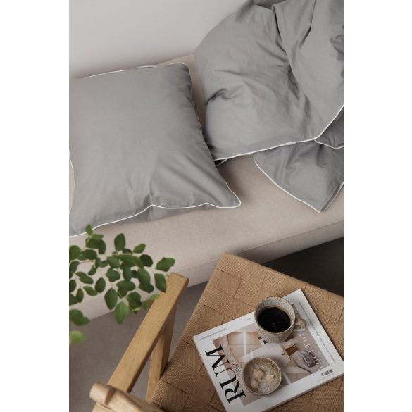 VINGA Marston OCS organic cotton bed linen, 4 pcs set, grey
