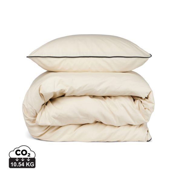 VINGA Marston OCS organic cotton bed linen, 4 pcs set, beige
