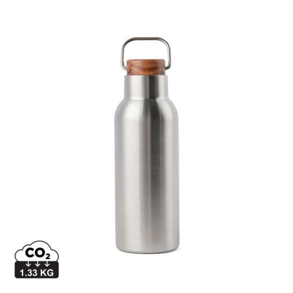 VINGA Ciro RCS recycled vacuum bottle 580ml, silver