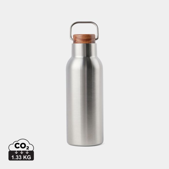 VINGA Ciro RCS recycled vacuum bottle 580ml, silver