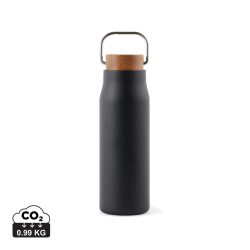 VINGA Ciro RCS recycled vacuum bottle 300ml, black