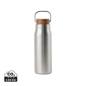 VINGA Ciro RCS recycled vacuum bottle 300ml, silver