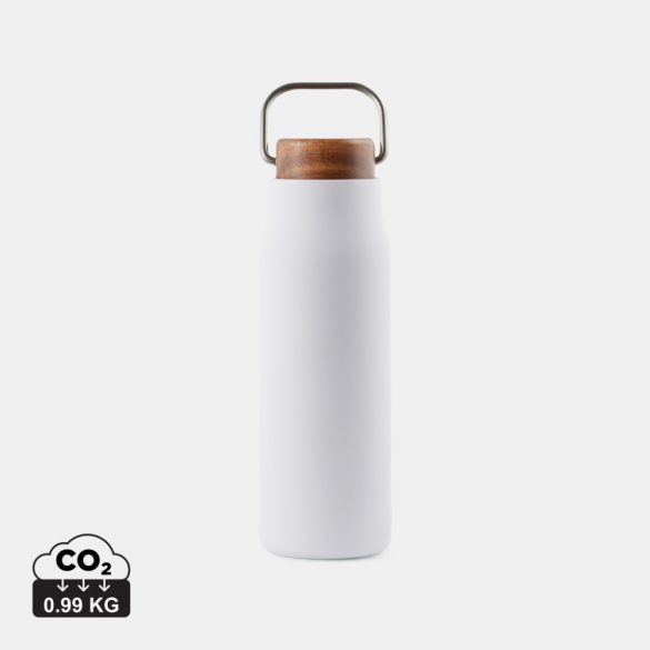 VINGA Ciro RCS recycled vacuum bottle 300ml, white