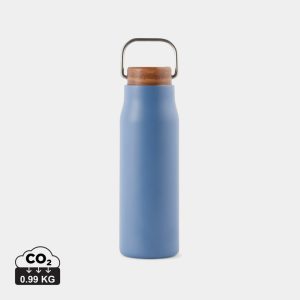 VINGA Ciro RCS recycled vacuum bottle 300ml, blue