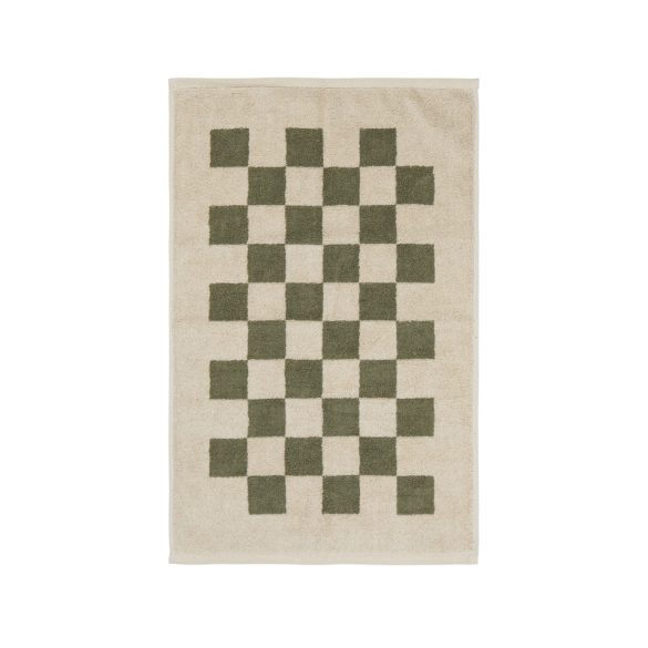 VINGA Elba OCS organic cotton towel, 4 pcs set, green