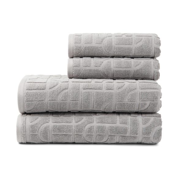 VINGA Verso OCS organic cotton towel, 4 pcs set, grey