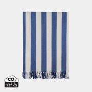 VINGA Ornos GRS recycled cotton hammam towel, blue