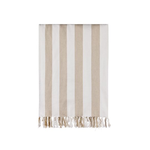 VINGA Ornos GRS recycled cotton hammam towel, beige