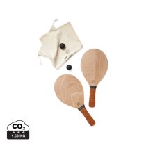 Vinga Colos beach tennis game, brown