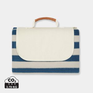 VINGA Alba GRS RPET picnic blanket medium, navy