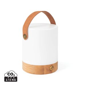 VINGA Narni RCS recycled ABS lantern, brown