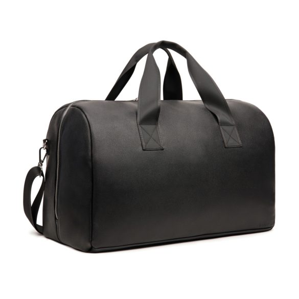 VINGA Bermond RCS recycled PU weekend bag, black