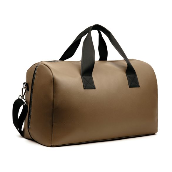 VINGA Bermond RCS recycled PU weekend bag, brown
